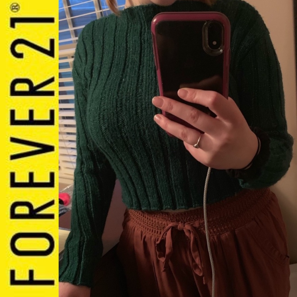 Forever 21 Teal Sweater